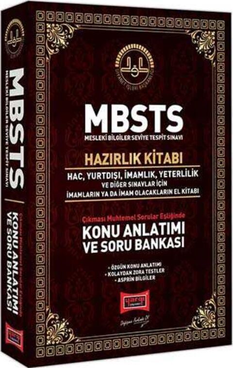 Yargı Yayınları MBSTS Konu Anlatımı ve Soru Bankası Hazırlık Kitabı
