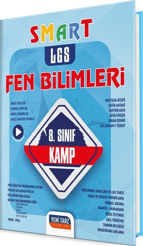 Yeni Tarz Yayınları 8. Sınıf LGS Fen Bilimleri Smart Kamp
