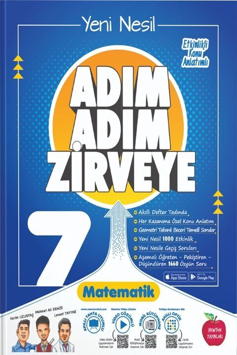 Newton Yayınları 7. Sınıf Matematik Adım Adım Zirveye Soru Bankası