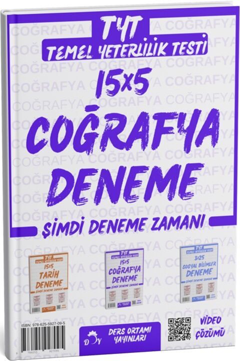 Ders Ortamı TYT Coğrafya 15 x 5 Deneme