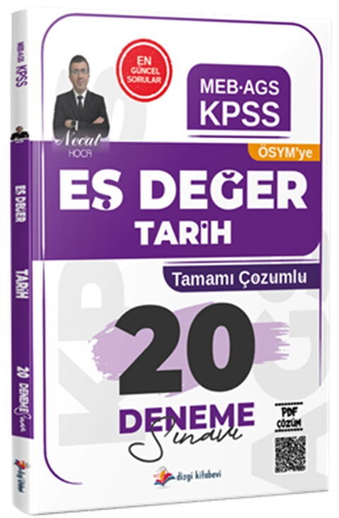 Dizgi Kitap 2026 KPSS MEB AGS ÖSYM Eş Değer Tarih Tamamı PDF Çözümlü 20 Deneme Sınavı