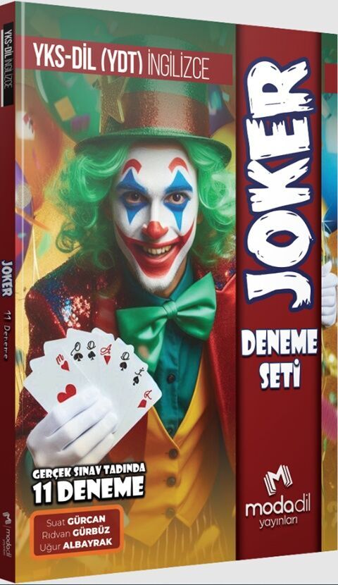 Modadil Yayınları YKS DİL Joker 11 Deneme Seti