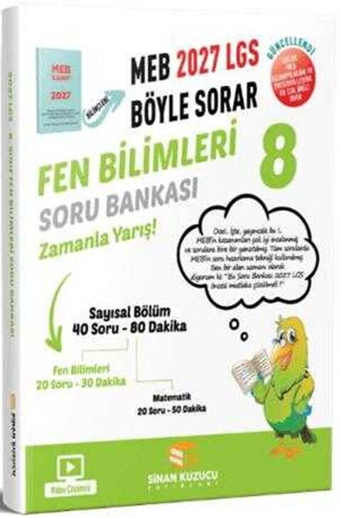 Sinan Kuzucu 2027 8. Sınıf Fen Bilimleri Soru Bankası