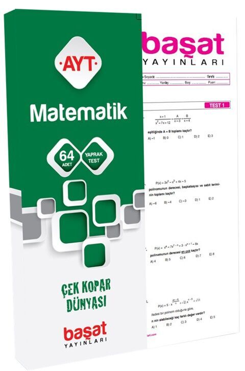 Başat Yayınları AYT Matematik Yaprak Test