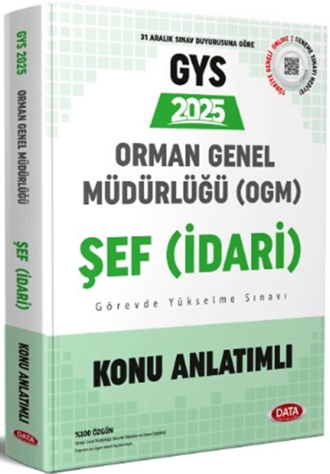 Data Yayınları 2025 Orman Genel Müdürlüğü GYS ÜDS Konu Anlatımlı