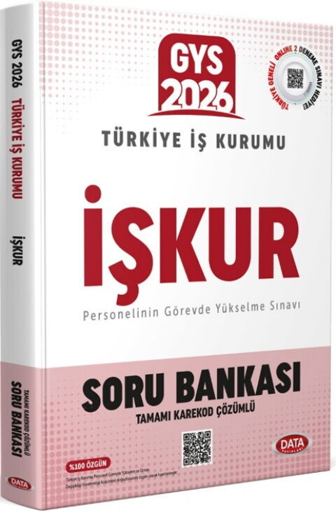 Data Yayınları 2026 GYS Türkiye İş Kurumu İşkur Şube Müdürü Soru Bankası