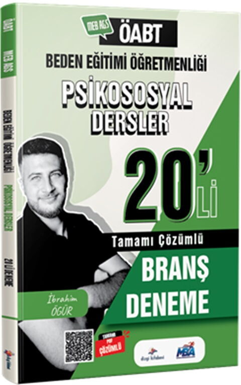 Dizgi Kitap 2026 MEB AGS ÖABT Beden Eğitimi Psikososyal Dersler Tamamı PDF Çözümlü 20 li Branş Deneme