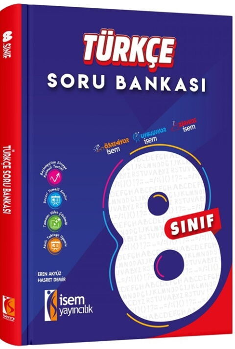 İsem Yayınları 8. Sınıf Türkçe Soru Bankası