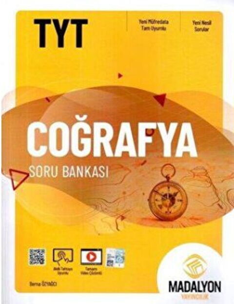 Madalyon Yayınları TYT Coğrafya Soru Bankası