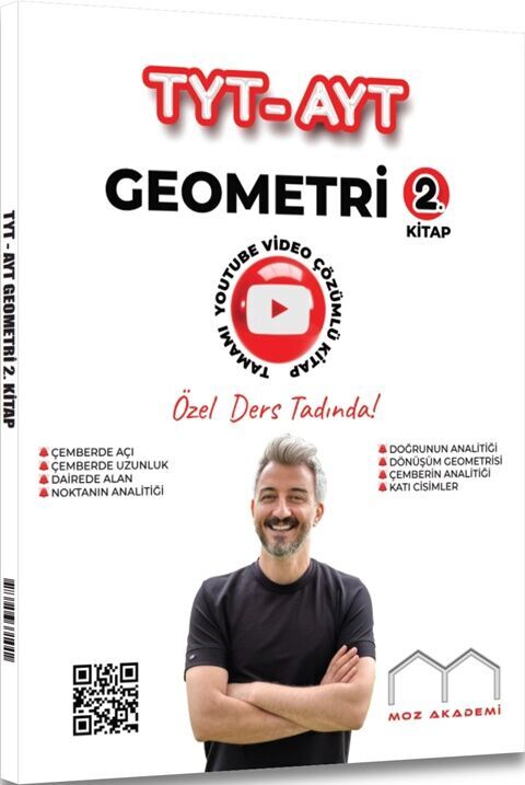 Moz Akademi TYT AYT Geometri 2. Kitap Tamamı Çözümlü Soru Bankası