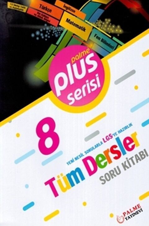 Palme Yayınları 8. Sınıf Tüm Dersler Plus Soru Kitabı