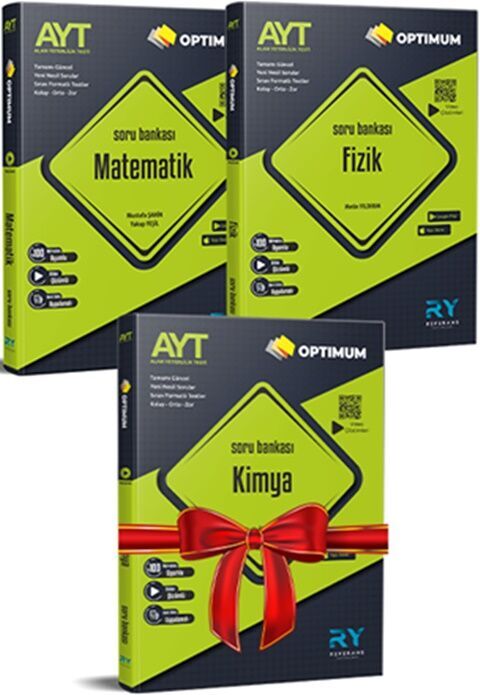 Referans Yayınları AYT Matematik Fizik AYT Kimya HEDİYELİ Video Çözümlü Soru Bankası Seti