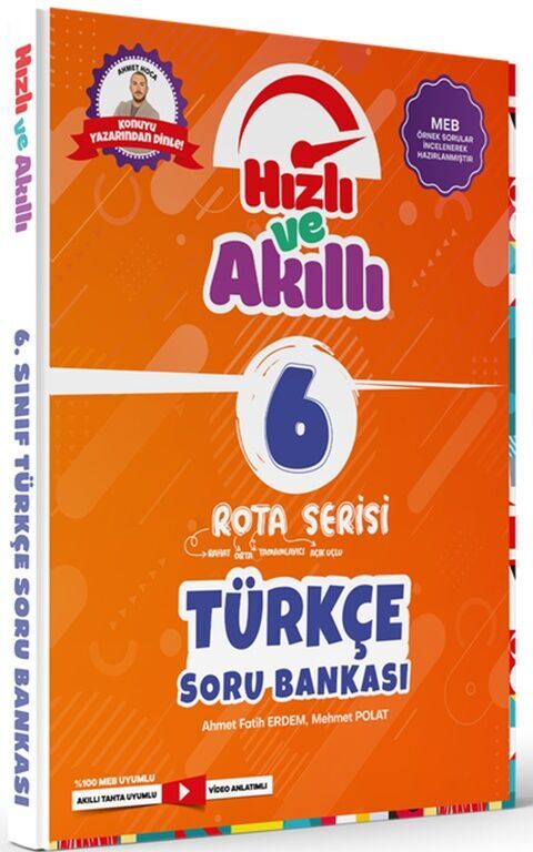 Tammat Yayıncılık 6. Sınıf Türkçe Rota Serisi Hızlı ve Akıllı Soru Bankası