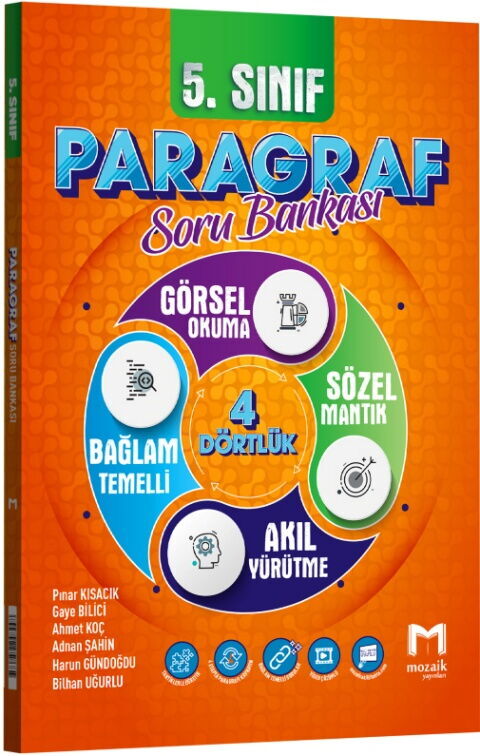 Mozaik Yayınları 5. Sınıf Paragraf Mozaik Soru Bankası