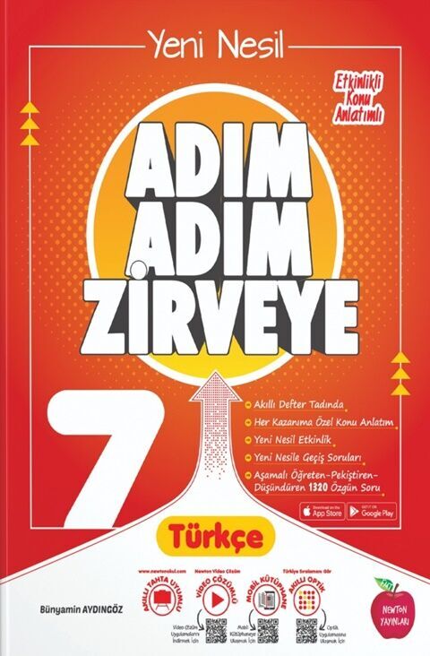 Newton Yayınları 7. Sınıf Türkçe Adım Adım Zirveye