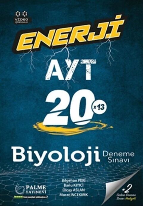 Palme Yayınları AYT Biyoloji Enerji 20x13 Deneme Sınavı