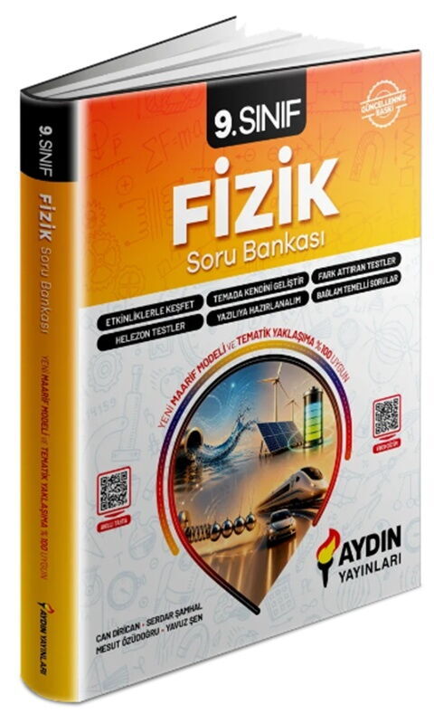 Aydın Yayınları 9. Sınıf Fizik Konu Özetli Soru Bankası