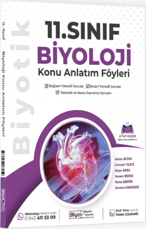 Biyotik Yayınları 11. Sınıf Biyoloji Konu Anlatım Föyleri