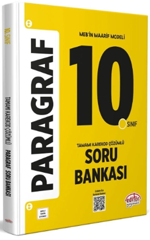 Editör Yayınları 10. Sınıf Paragraf Soru Bankası