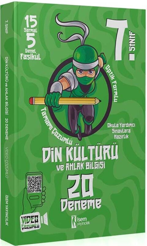 İsem Yayınları 7. Sınıf Din Kültürü ve Ahlak Bilgisi 20 Deneme
