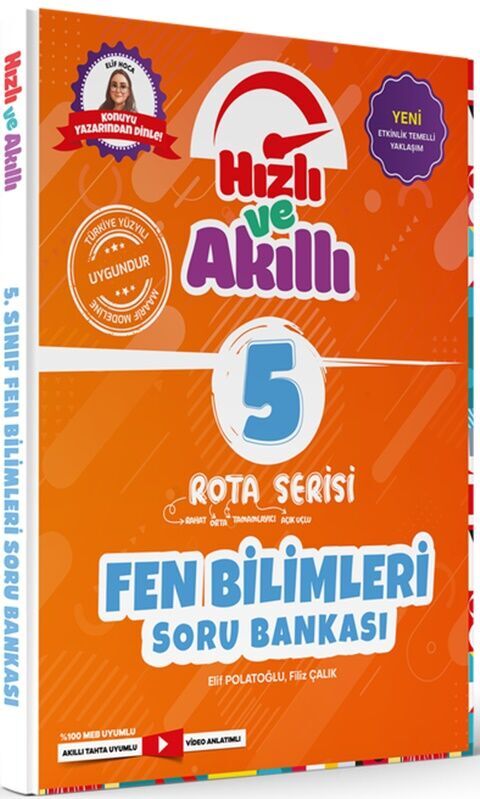Tammat Yayıncılık 5. Sınıf Fen Bilimleri Rota Serisi Hızlı ve Akıllı Soru Bankası