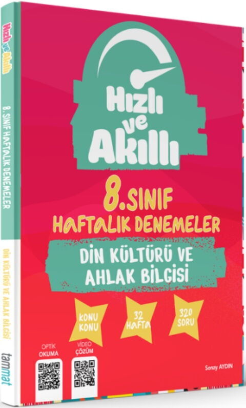 Tammat Yayıncılık 8. Sınıf 32 Haftalık Din Kültürü ve Ahlak Bilgisi Branş Denemesi
