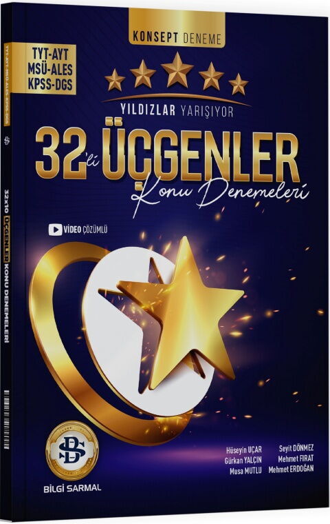 Yıldızlar Yarışıyor TYT AYT Üçgenler 32 li Konu Denemeleri