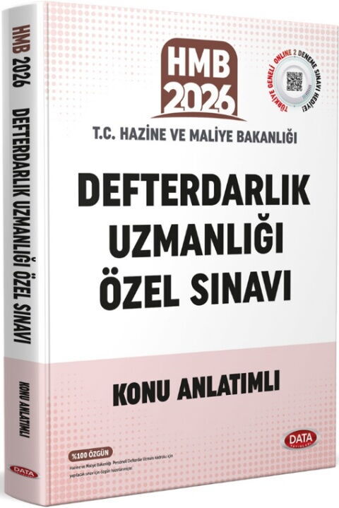 Data Yayınları 2026 T.C. Hazine ve Maliye Bakanlığı Defterdarlık Uzmanlığı Özel Sınavı Konu Anlatımlı