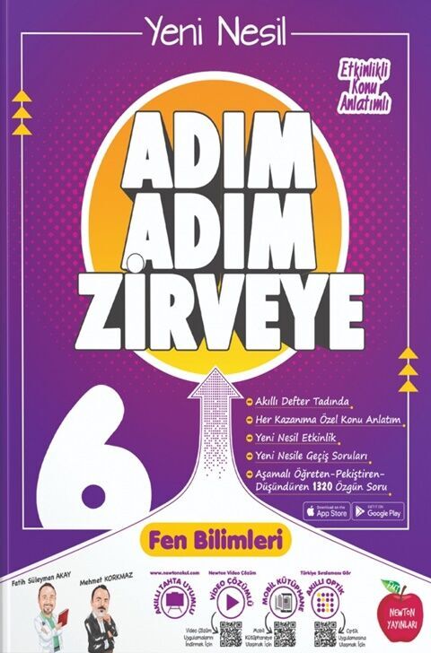 Newton Yayınları 6. Sınıf Fen Bilimleri Adım Adım Zirveye Soru Bankası