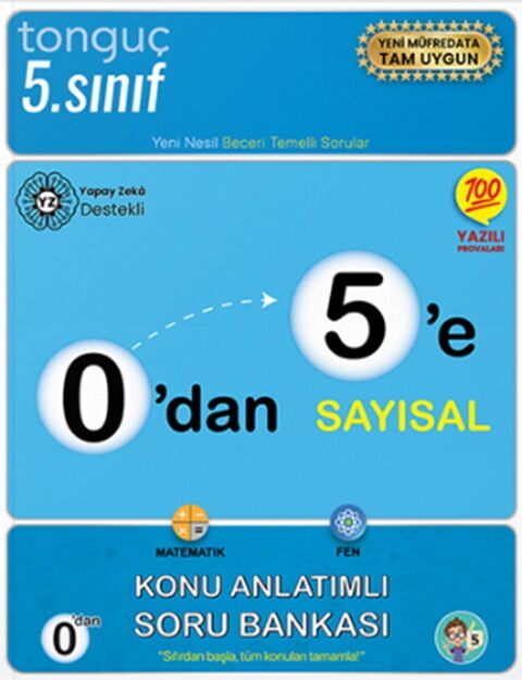 Tonguç Akademi 0 dan 5 e Sayısal Konu Anlatımlı Soru Bankası