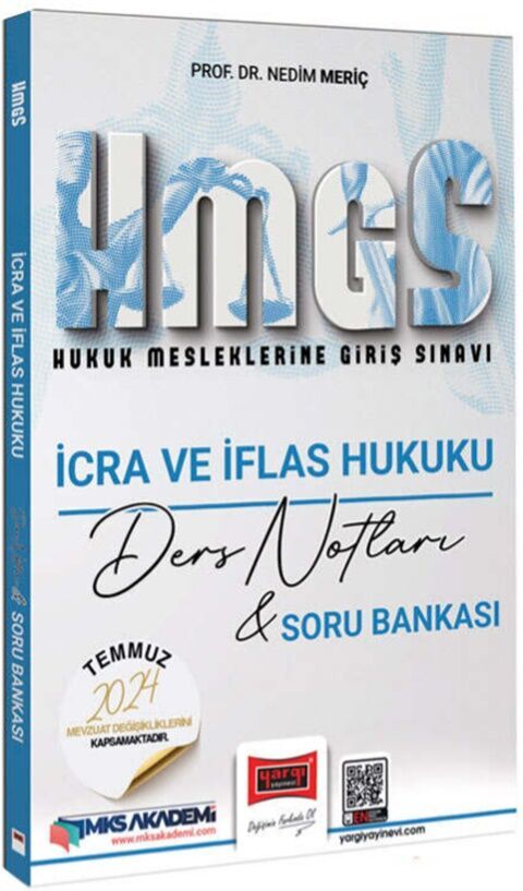 Yargı Yayınları 2025 Hukuk Mesleklerine Giriş Sınavı İcra ve İflas Hukuku Ders Notları Soru Bankası
