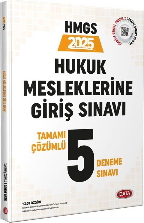 Data Yayınları 2025 Hukuk Mesleklerine Giriş Sınavı 5 Deneme Sınavı
