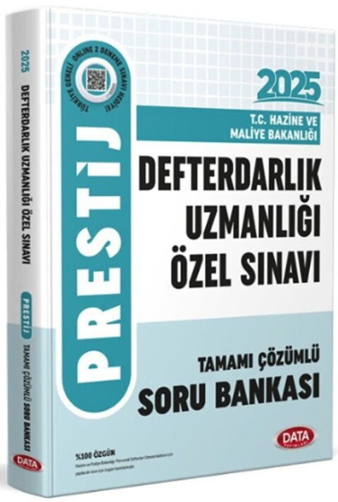 Data Yayınları 2025 T.C. Hazine ve Maliye Bakanlığı Defterdarlık Uzmanlığı Özel Sınavı Soru Bankası