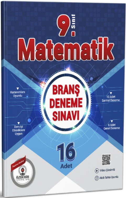 Özdebir Yayınları 9. Sınıf Matematik Branş Deneme Sınavı