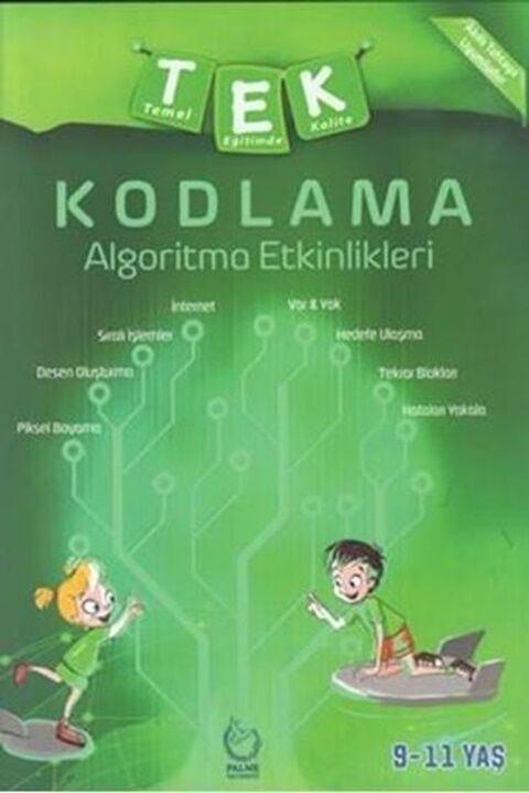 Palme Yayınları TEK Kodlama Algoritma Etkinlikleri 9-11 Yaş