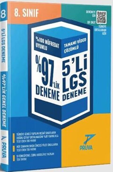 Pruva Akademi 8. Sınıf LGS Genel 5 li Deneme
