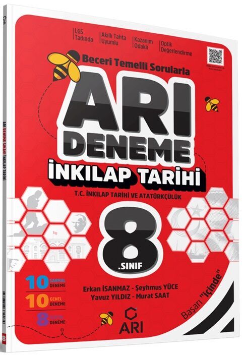Arı Yayıncılık 8. Sınıf T.C. İnkılap Tarihi ve Atatürkçülük Deneme