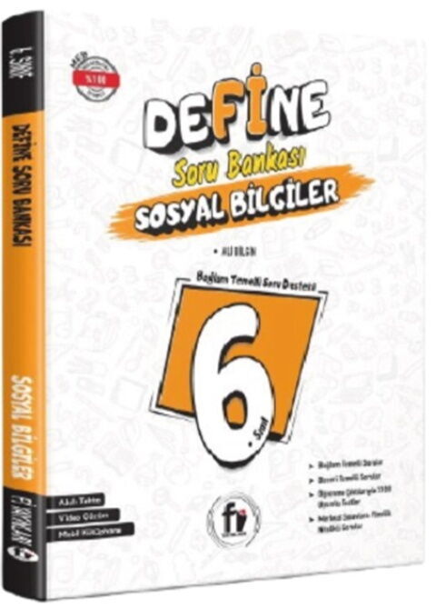 Fi Yayınları 6. Sınıf Define Sosyal Bilgiler Soru Bankası