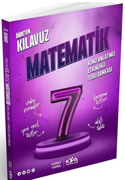 KVA Yayınları 7. Sınıf Matematik Öğreten Kılavuz Konu Anlatımlı Etkinlikli Soru Bankası