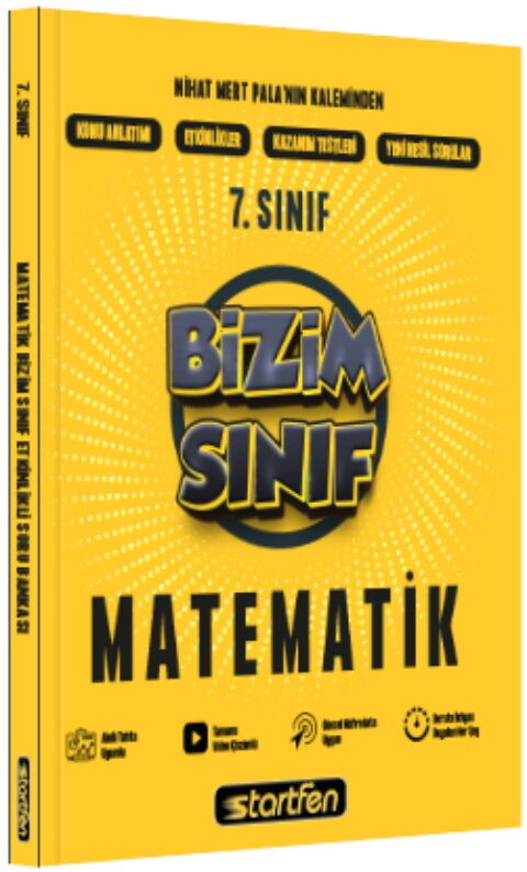 Startfen Yayınları 7. Sınıf Matematik Bizim Sınıf Etkinlikli Soru Bankası
