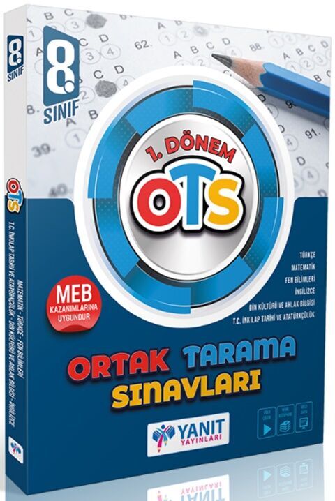 Yanıt Yayınları 8. Sınıf 1. Yarıyıl Ortak Tarama Sınavları