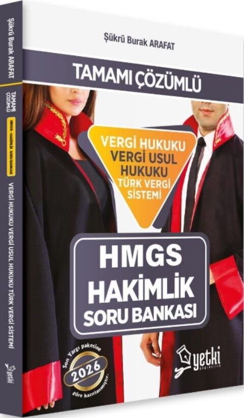 Yetki Yayınları 2026 Hakimlik Vergi Hukuku Vergi Usul Hukuku Türk Vergi Sistemi Soru Bankası