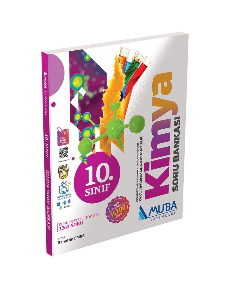 Muba Yayınları 10. Sınıf Kimya Soru Bankası