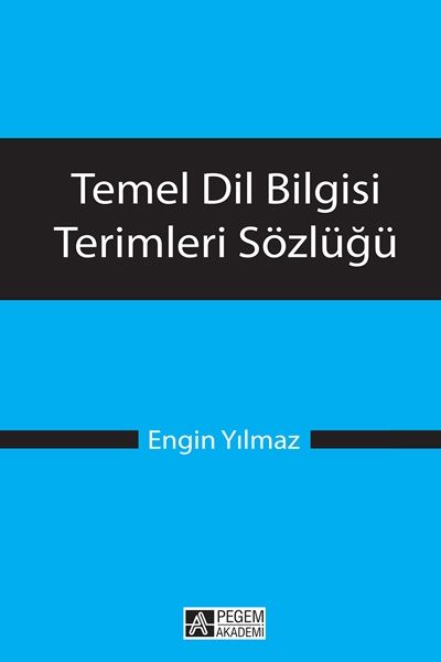 Pegem Akademi Temel Dil Bilgisi Terimleri Sözlüğü