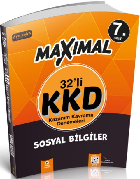 Artı Zeka Yayınları 7. Sınıf Sosyal Bilgiler 32 li Haftalık Kazanım Kavrama Denemeleri