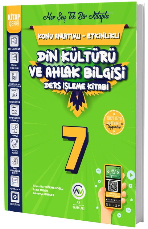 Av Yayınları 7. Sınıf Din Kültürü ve Ahlak Bilgisi Maarif Ders İşleme Kitabı