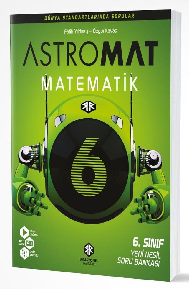 İrrasyonel Yayınları 6. Sınıf Matematik Astromat Yeni Nesil Soru Bankası