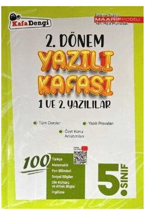 Kafa Dengi Yayınları 5. Sınıf 2. Dönem Yazılı Kafası
