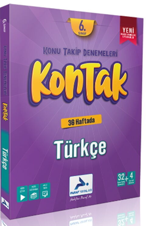 Paraf Yayınları 6. Sınıf Kontak Türkçe Denemeleri