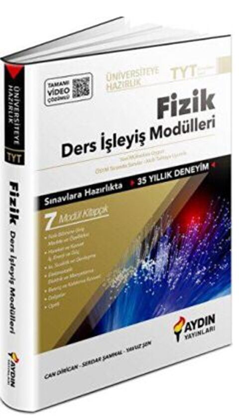 2024 Aydın Yayınları TYT Fizik Ders İşleyiş Modülleri 7 Modül